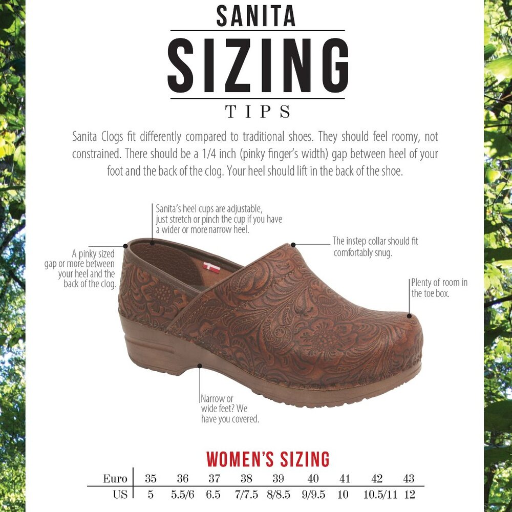 Sanita Womens Brown Floral Paisley Tapestry Velvet Clog Shoes Sz 7 - Picture 11 of 12